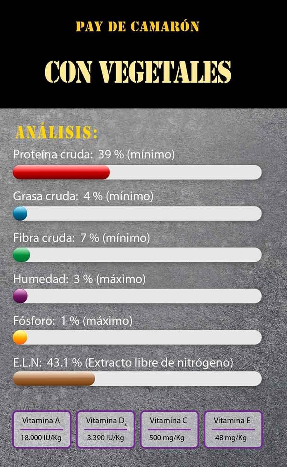 Azoo UltraFresh Alimento Pay Camarón Vegetales Plecos y Herbívoros 60g | G.Valkyria - imagen 6