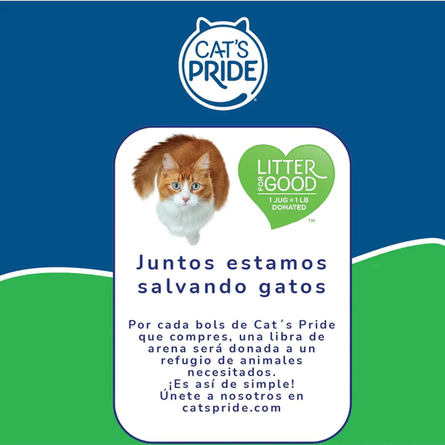 Cat's Pride Scented Easy Scoop Arena gato Aglutinante sin olores