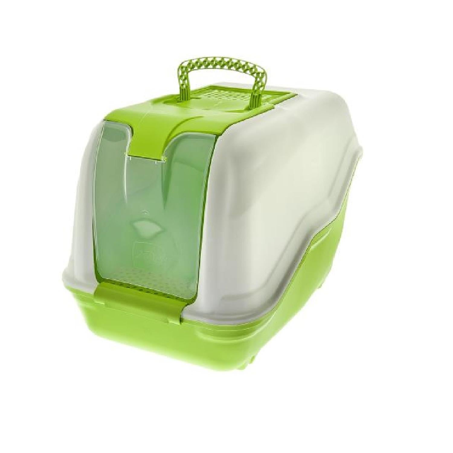 MPS arenero tapa puerta abatible pala filtro de olores gato
