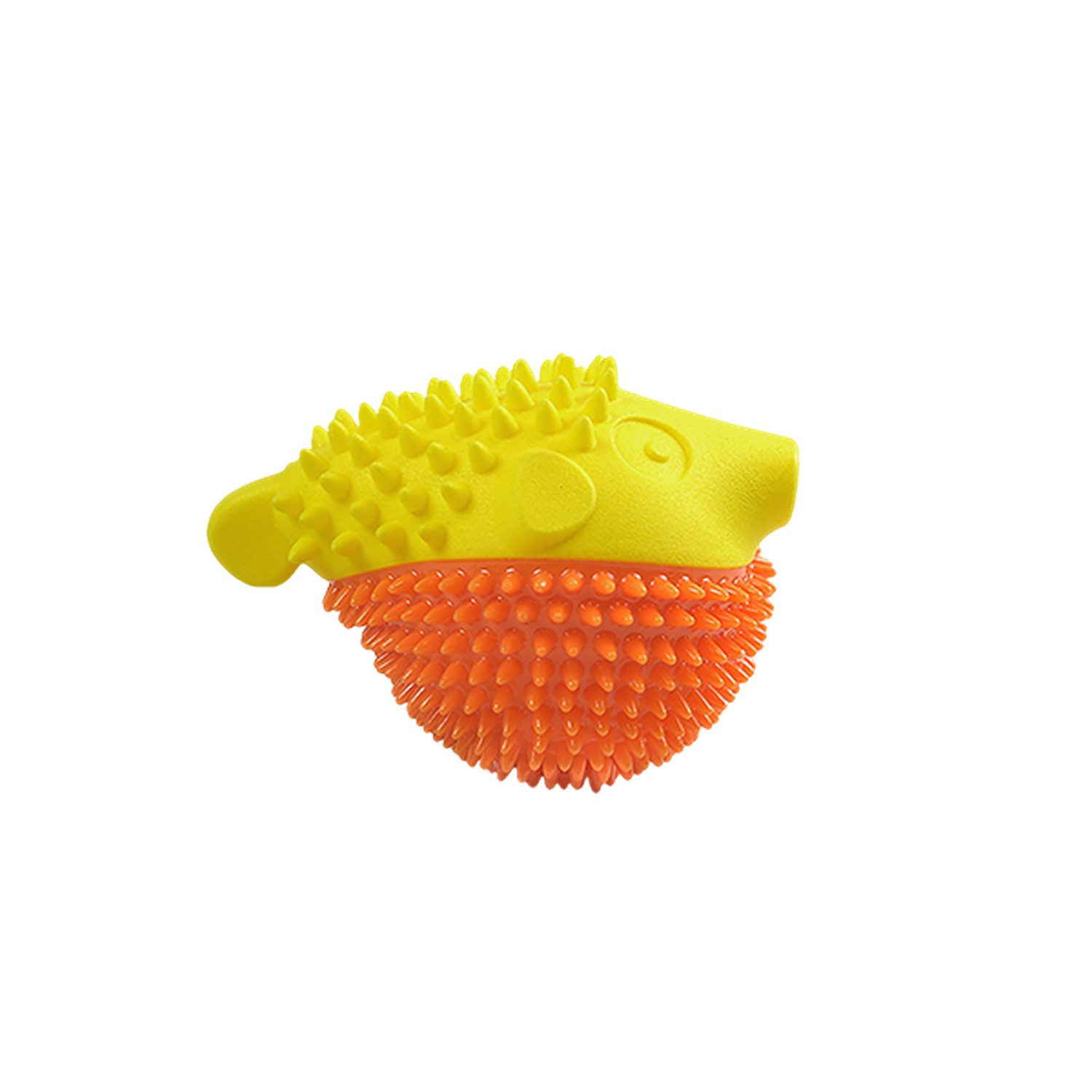 Fancy Pets juguete perro dental spiky con squeaker pez globo