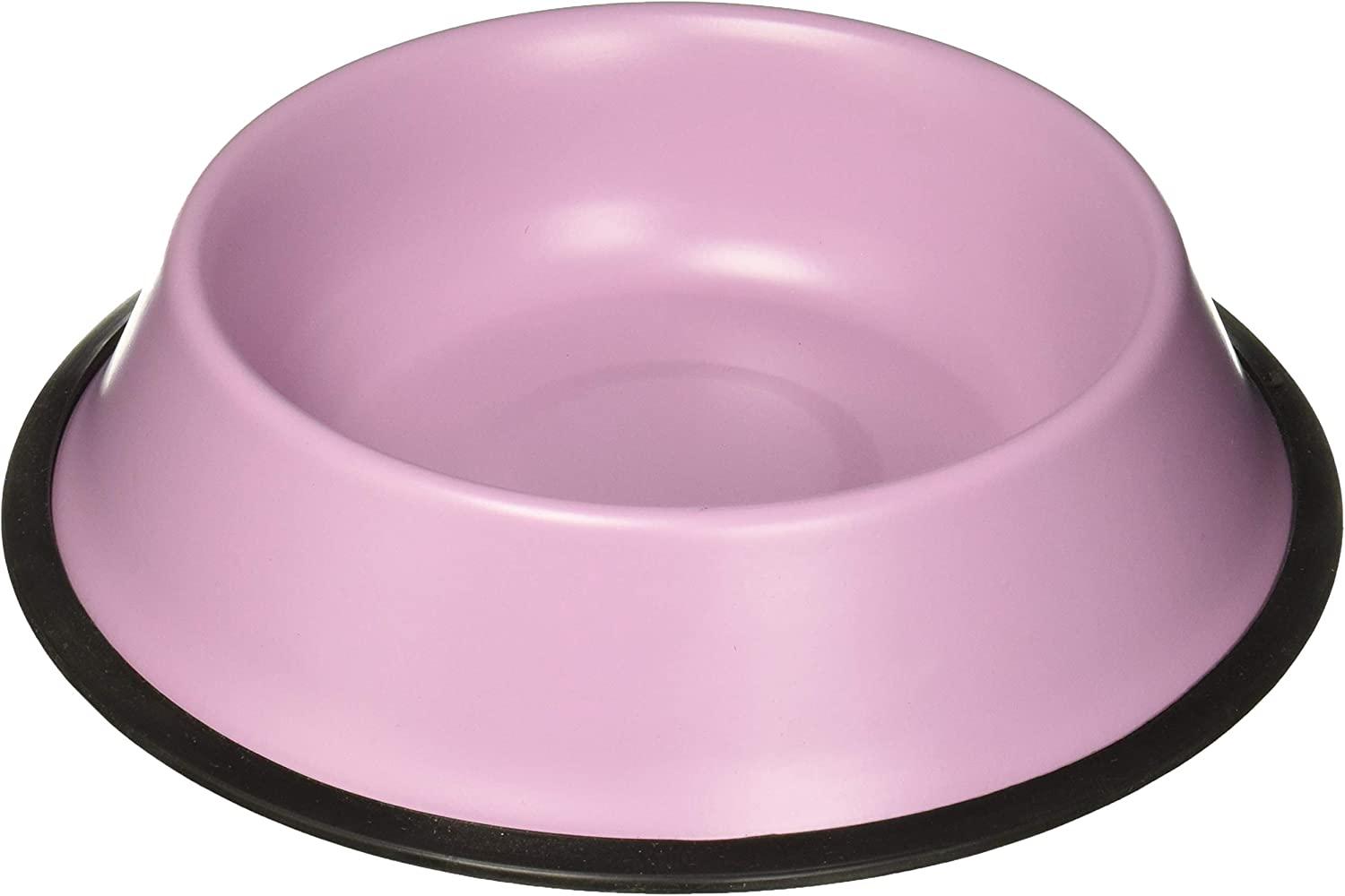 Steel Dog Bowl Assorted Colors 32 Oz