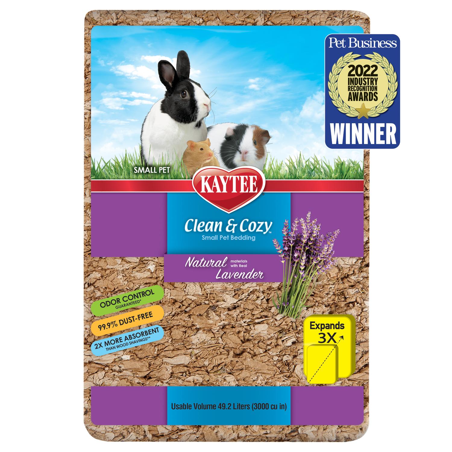 Kaytee Sustrato cama cuyo, conejo Clean & Cozy Lavanda 49.2 L