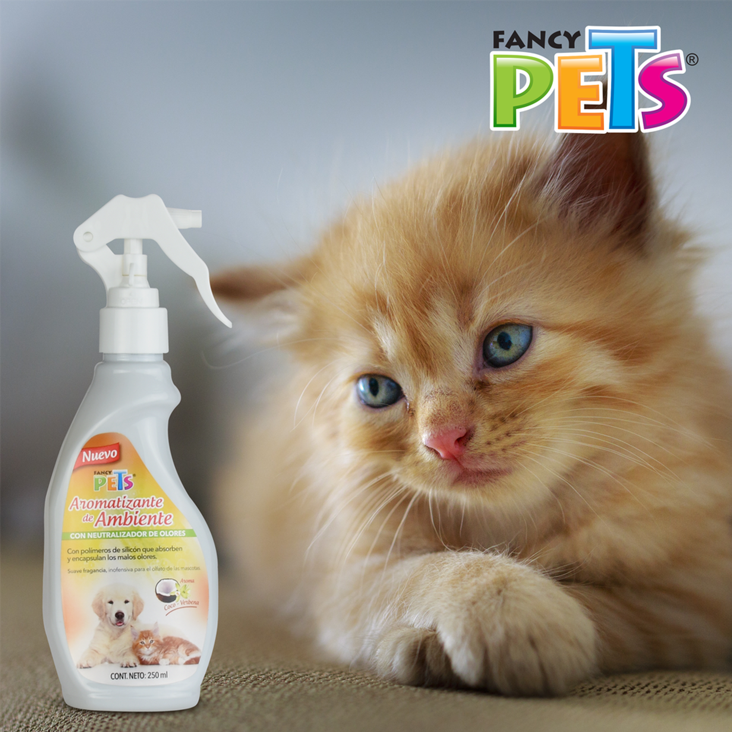Fancy Pets neutralizador olores perro y gato interiores 250ml