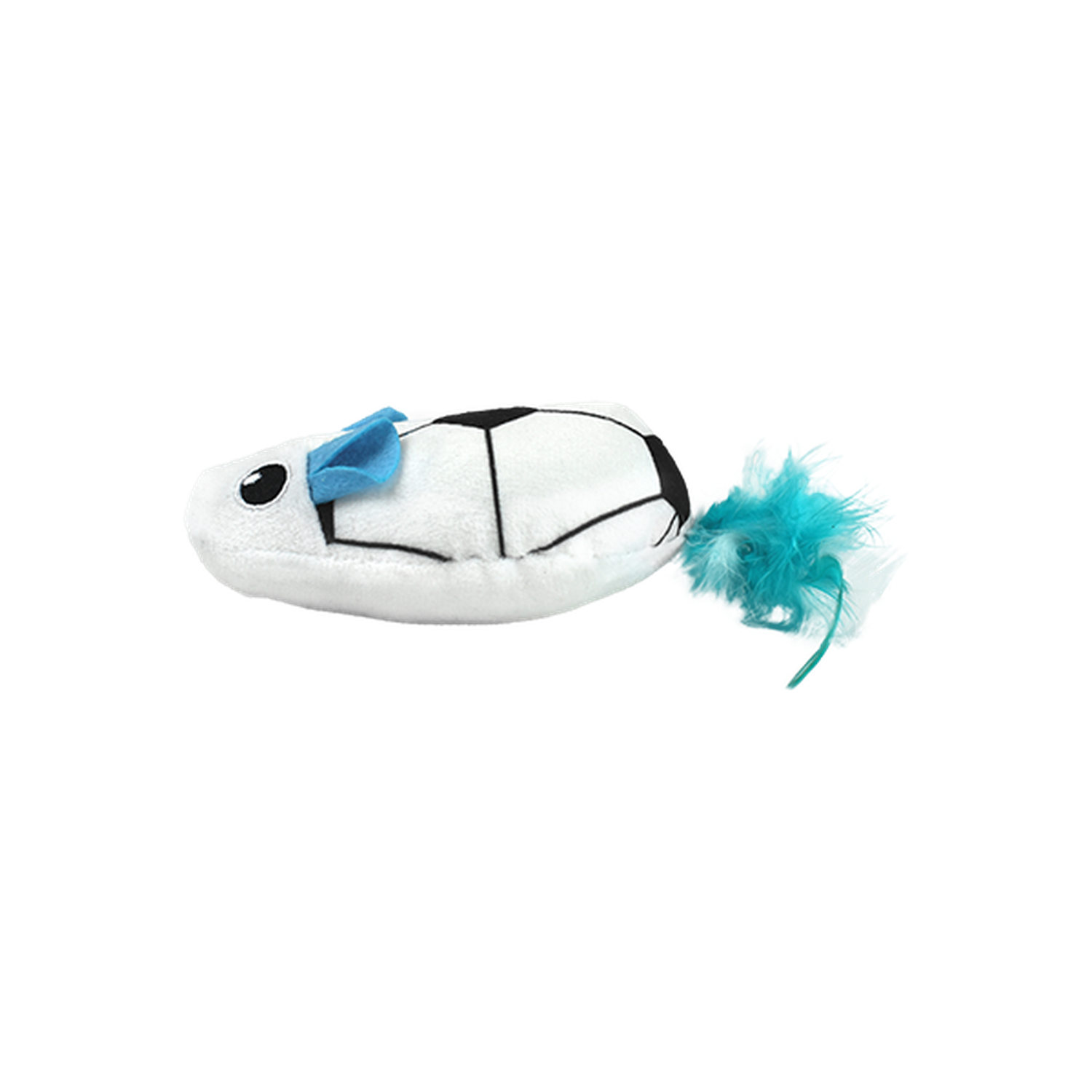 Fancy Pets Cat Toy Sound with Catnip Mouse Soccer