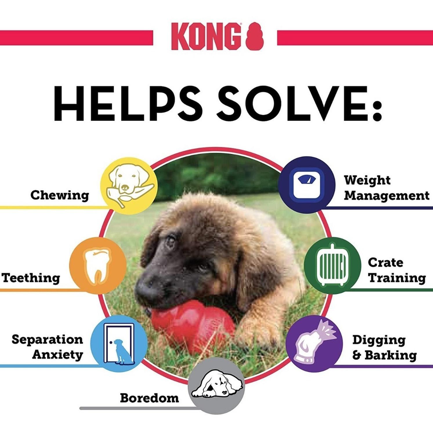 Juguete Kong Puppy Para Cachorros Mediano
