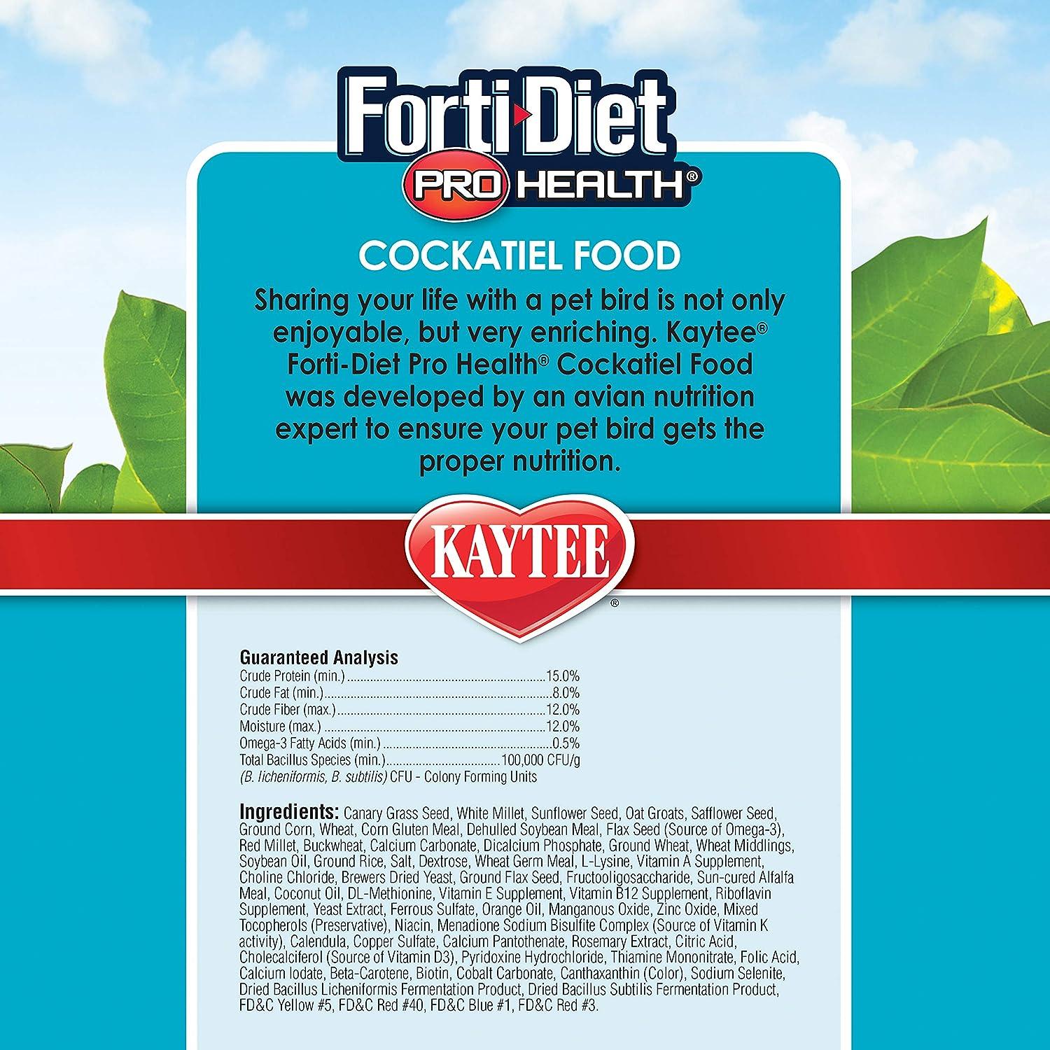 Kaytee Forti-Diet ProHealth Nymphs Premium Food 2.27kg