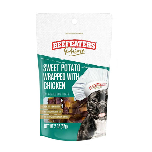 Beefeaters Prime premio natural perro Camote con Pollo 57g | G.Valkyria - imagen 1