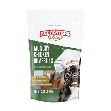 Beefeaters Prime premio natural perro Dumbbells Pollo 60g | G.Valkyria - imagen 1