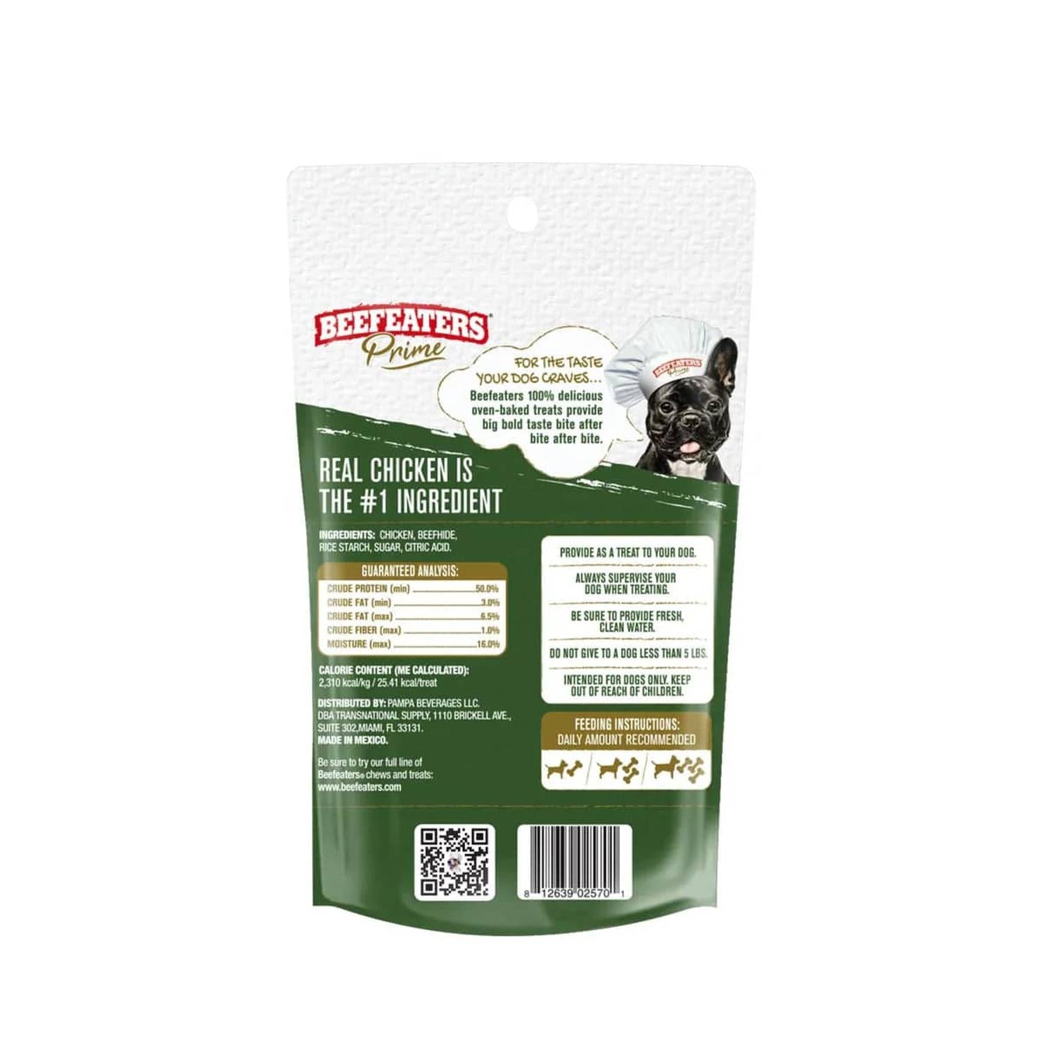 Beefeaters Prime premio natural perro Dumbbells Pollo 60g | G.Valkyria - imagen 2