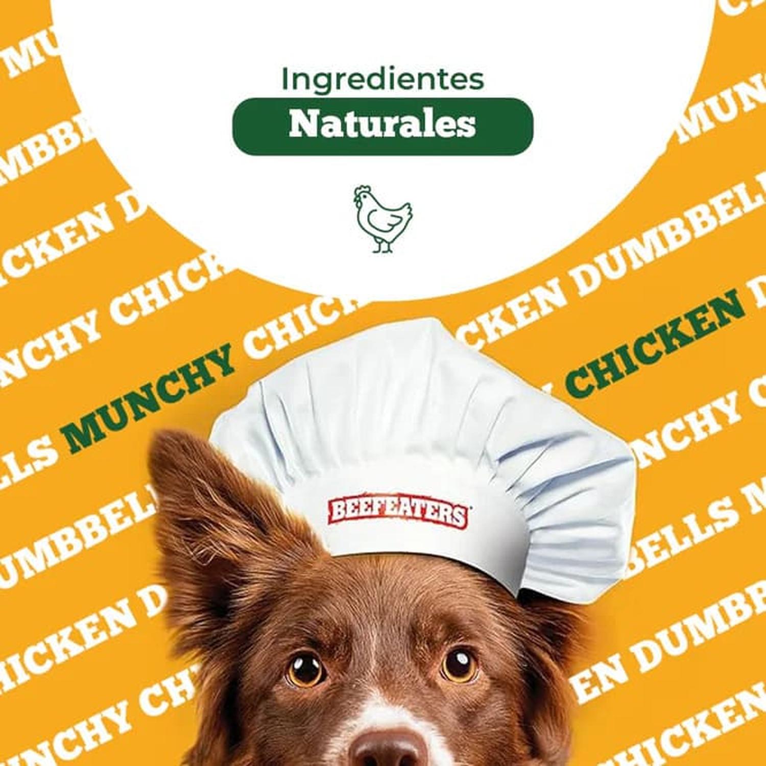 Beefeaters Prime premio natural perro Dumbbells Pollo 60g | G.Valkyria - imagen 4