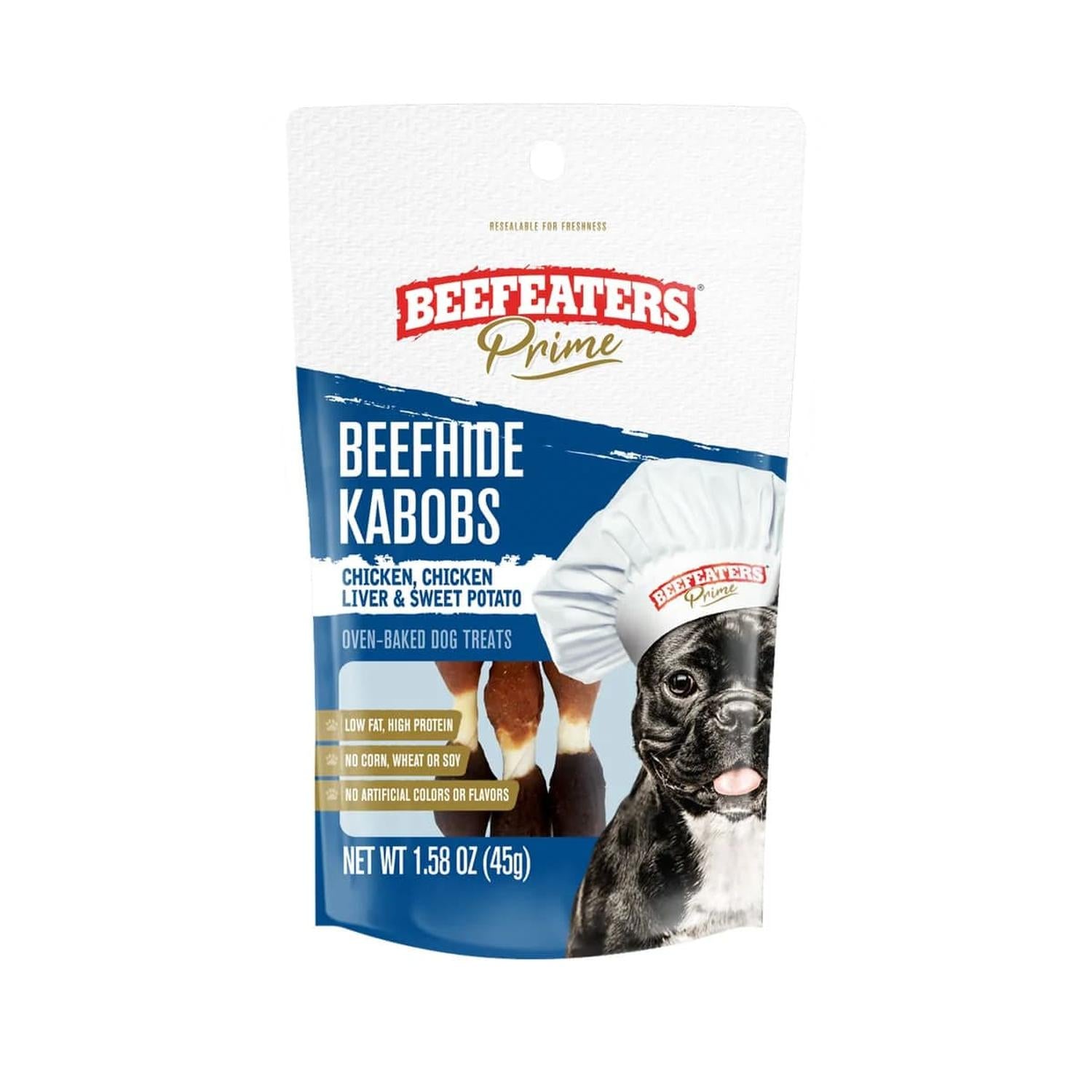 Beefeaters Prime premio natural perro Kabobs Res y Pollo 45g | G.Valkyria - imagen 1