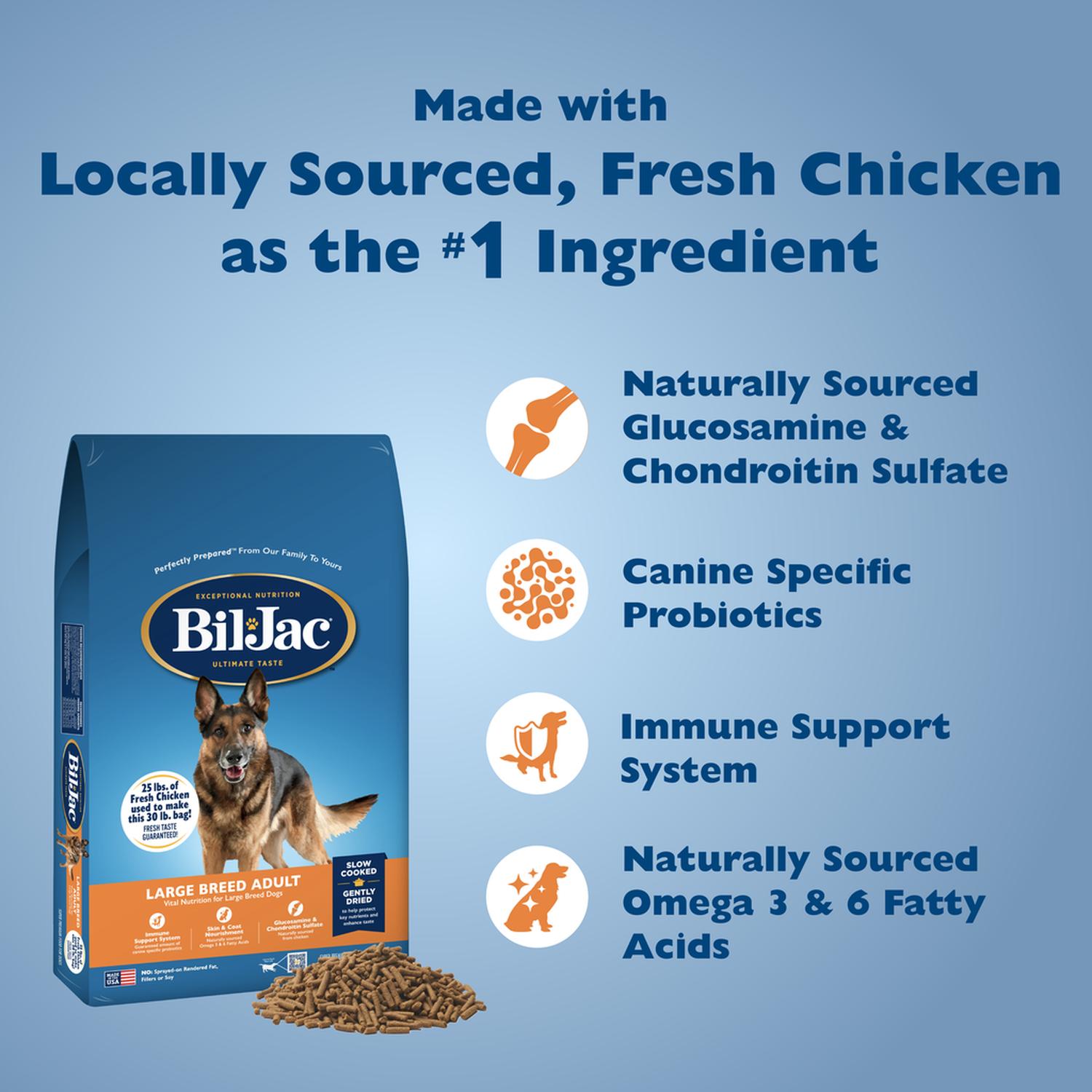 Bil-jac alimento para perro Adulto Raza Grande 13.6kg | G.Valkyria - imagen 3