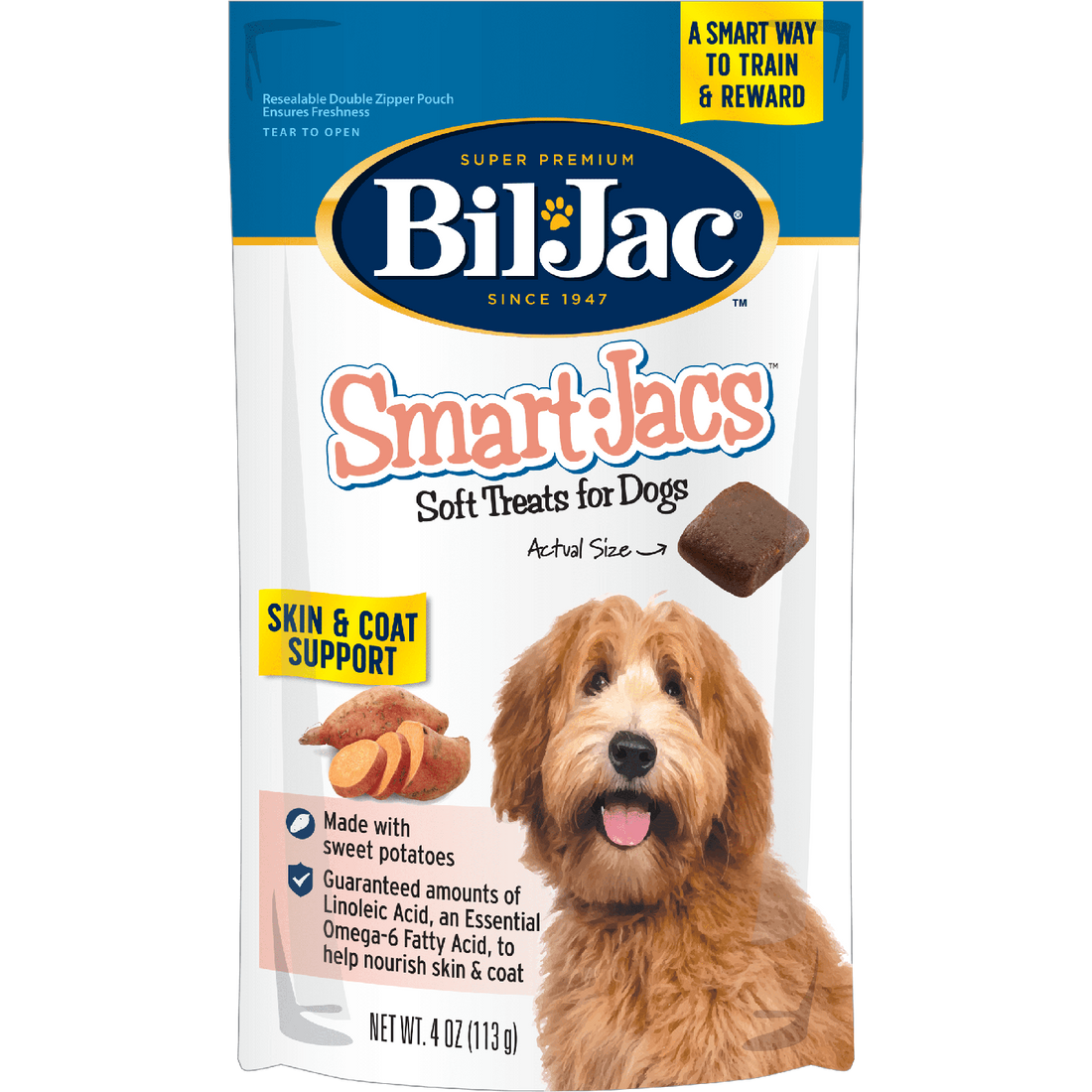 Bil-Jac premios para perros suaves Smart-Jacs skin & coat 113 grs | G.Valkyria - imagen 1
