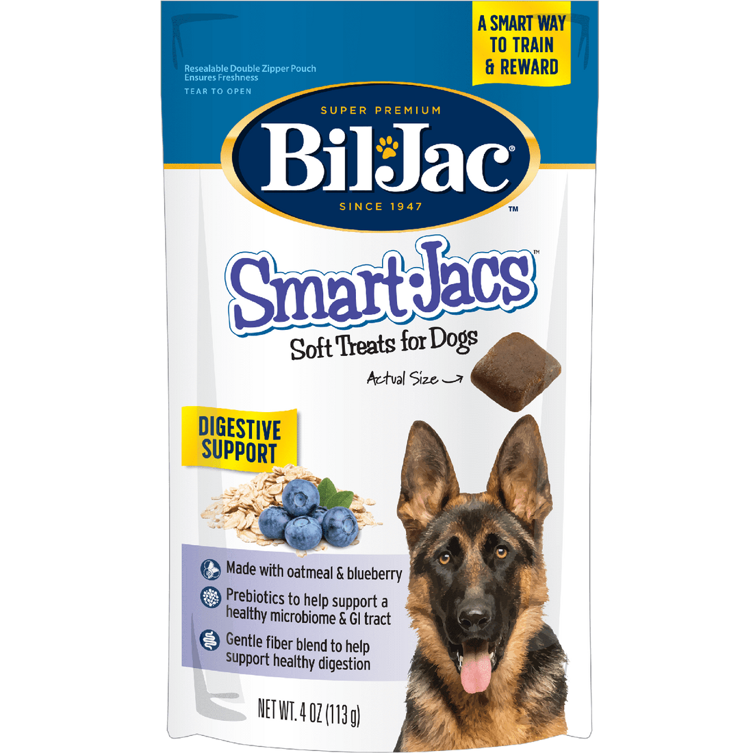 Bil-Jac premios perros suaves Smart-Jacs digestive support 113 grs | G.Valkyria - imagen 1
