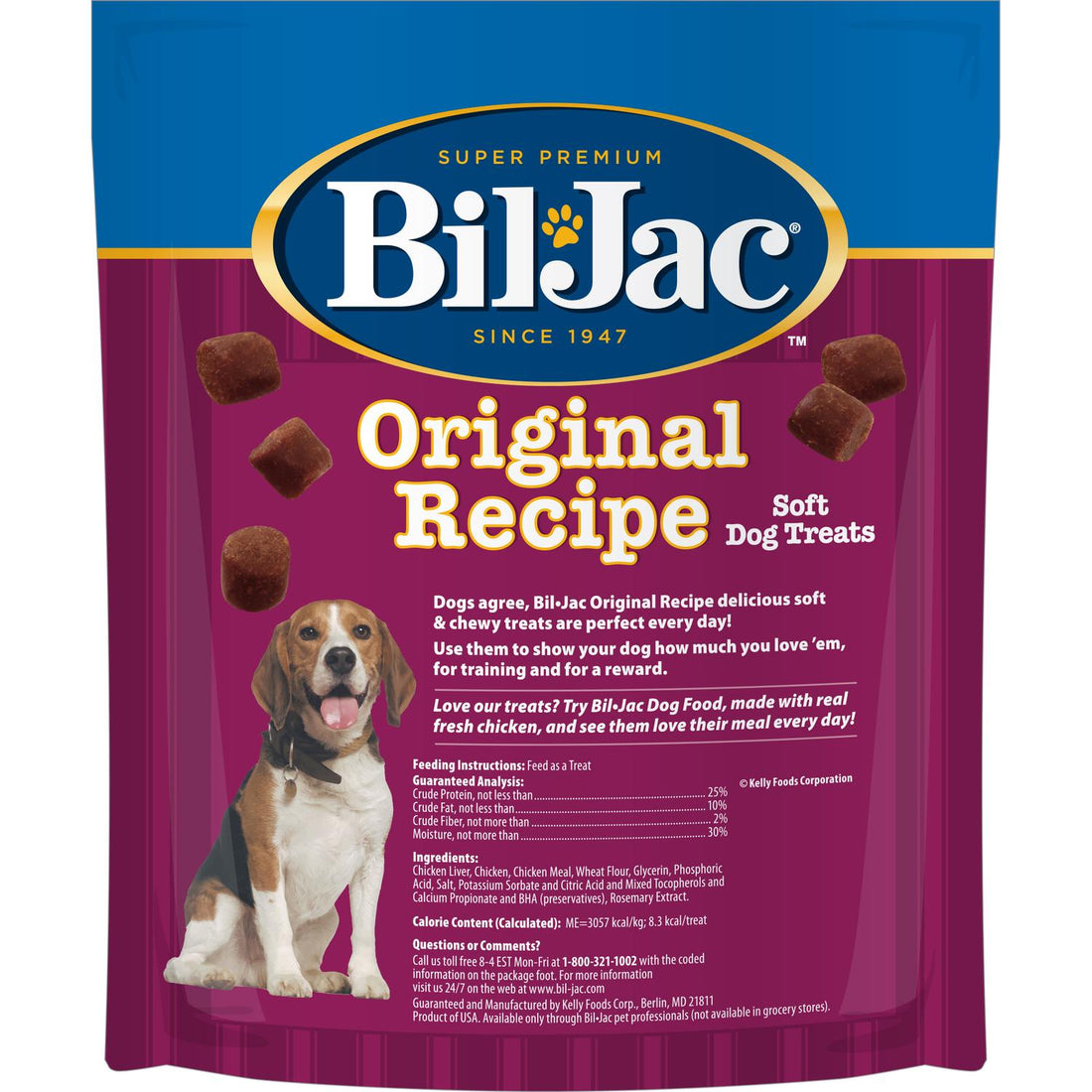 Bil-Jac premios Receta original higado pollo perro 567g | G.Valkyria - imagen 1