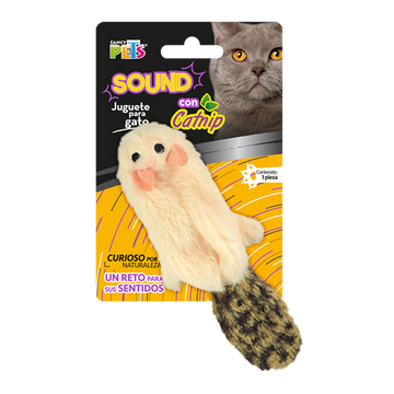 Fancy Pets juguete gato skin sound con catnip skin leopardo