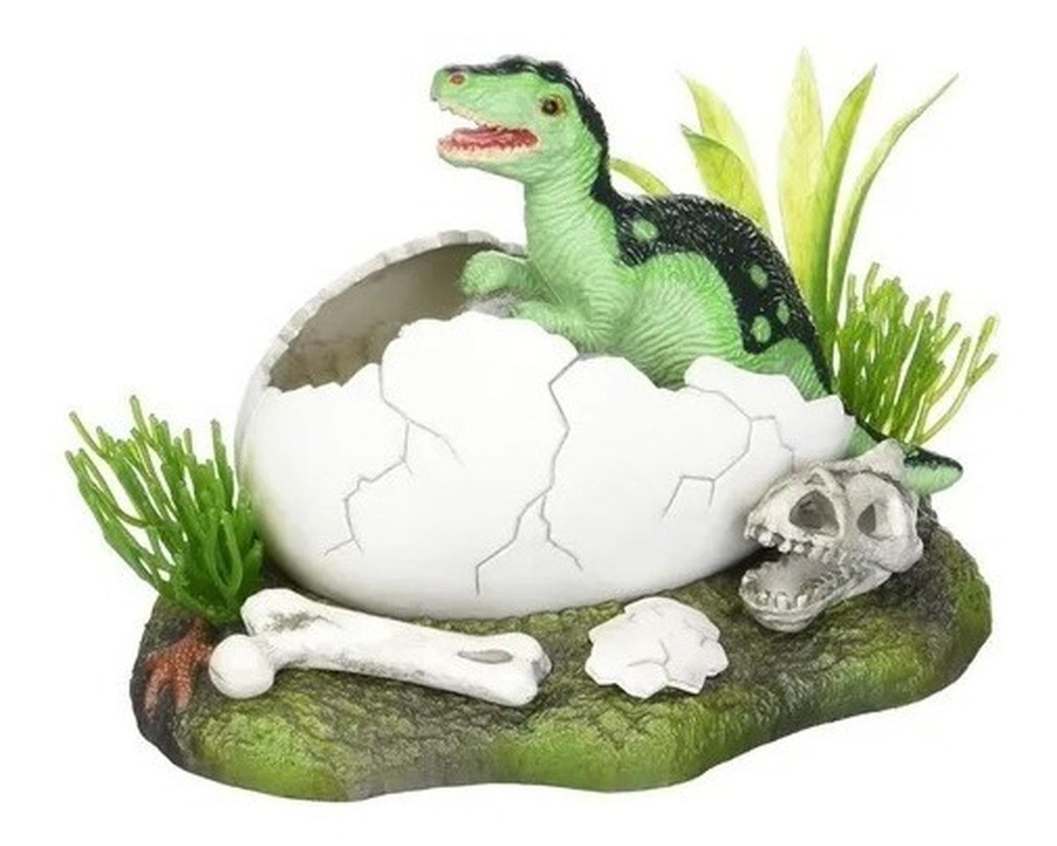 Penn Plax Adorno Para Peceras Dinosaurio En Huevo