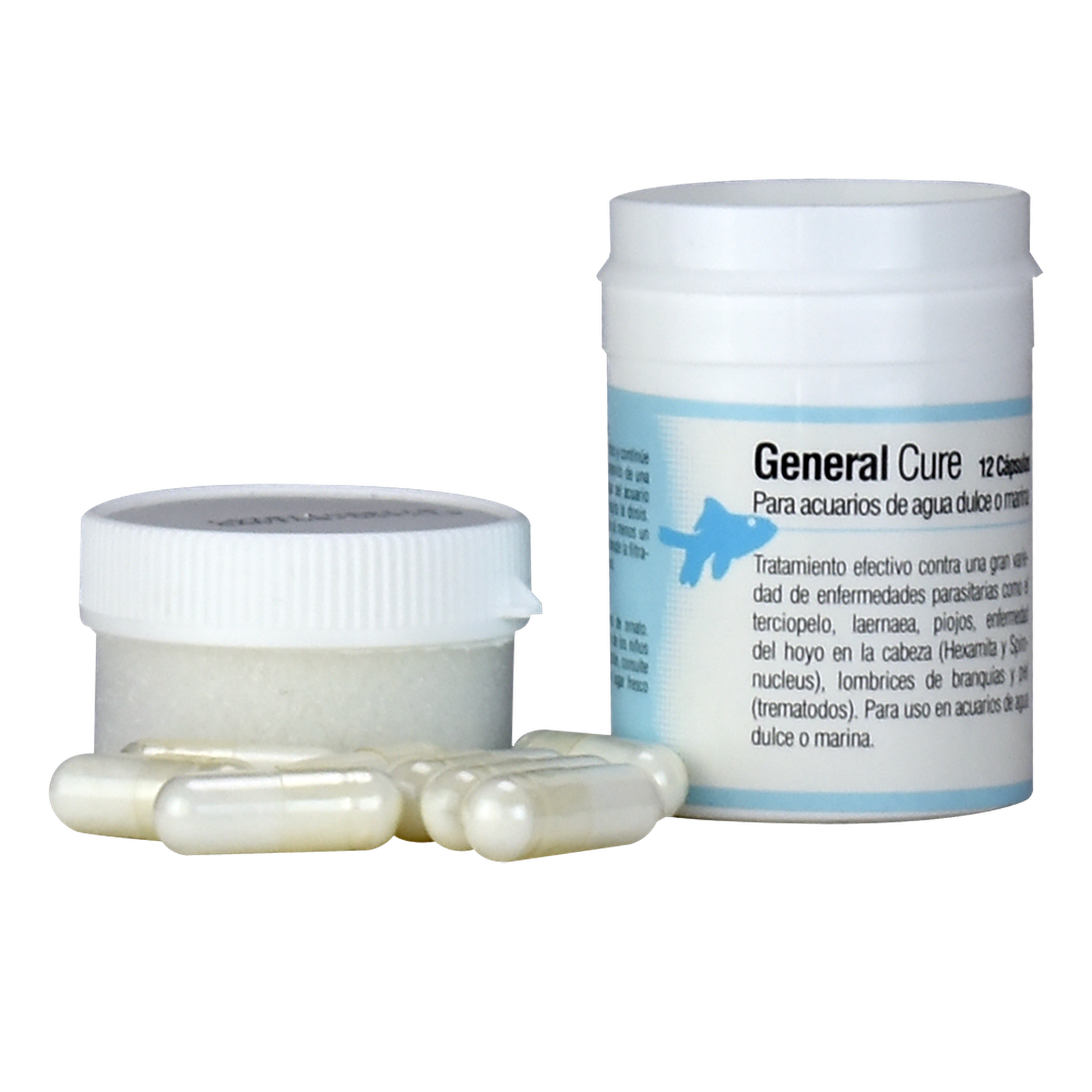 Capsulas para peces Oodinium, Laernaea, Piojos Enfermedad del hoyo en la cabeza, Lombrices