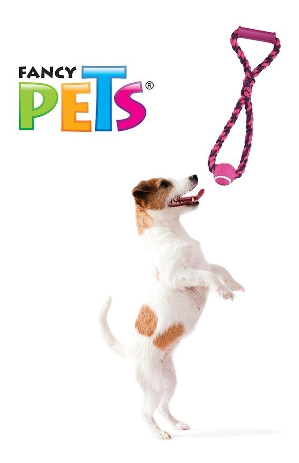 Juguete Para Perro Agarradera Y Aro Con Pelota 50 Cm
