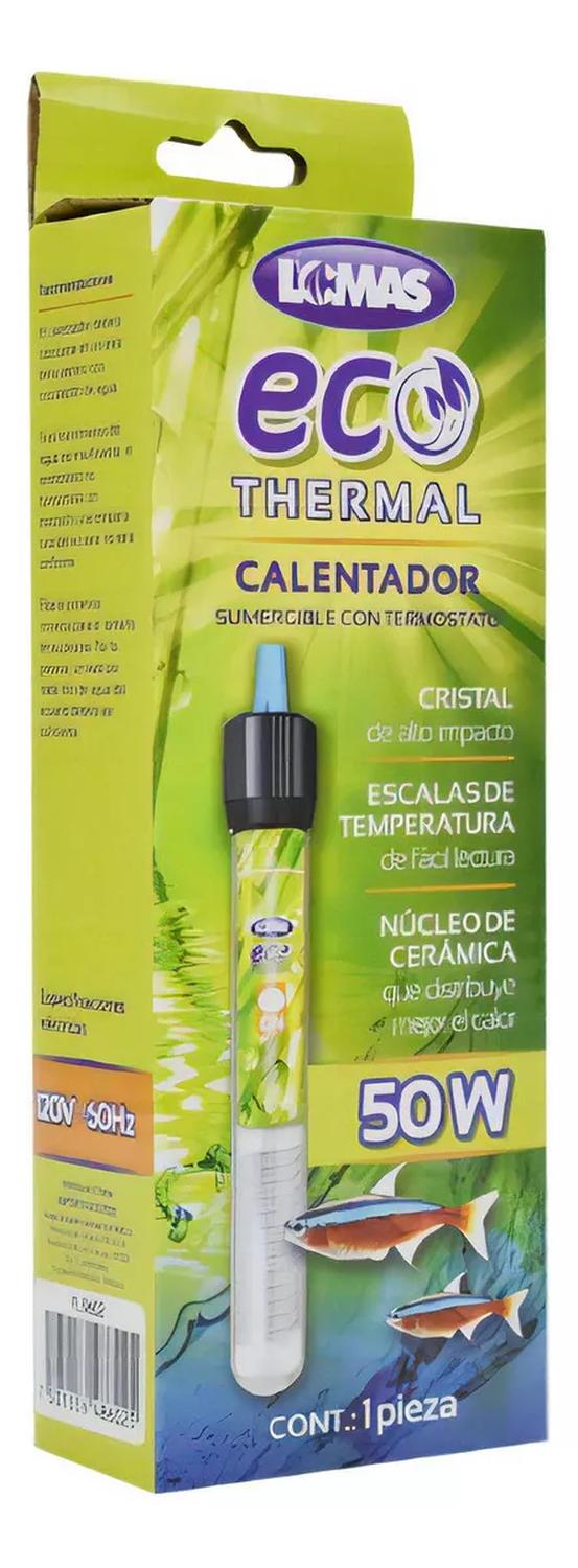Lomas Calentador termostato sumergible EcoThermal 50w acuario