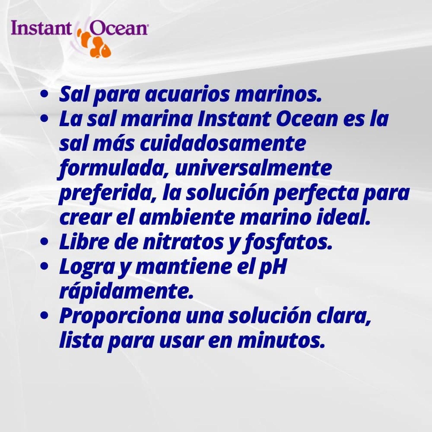 Instant Ocean Sal marina Sea Salt 757.1 lt acuario marino