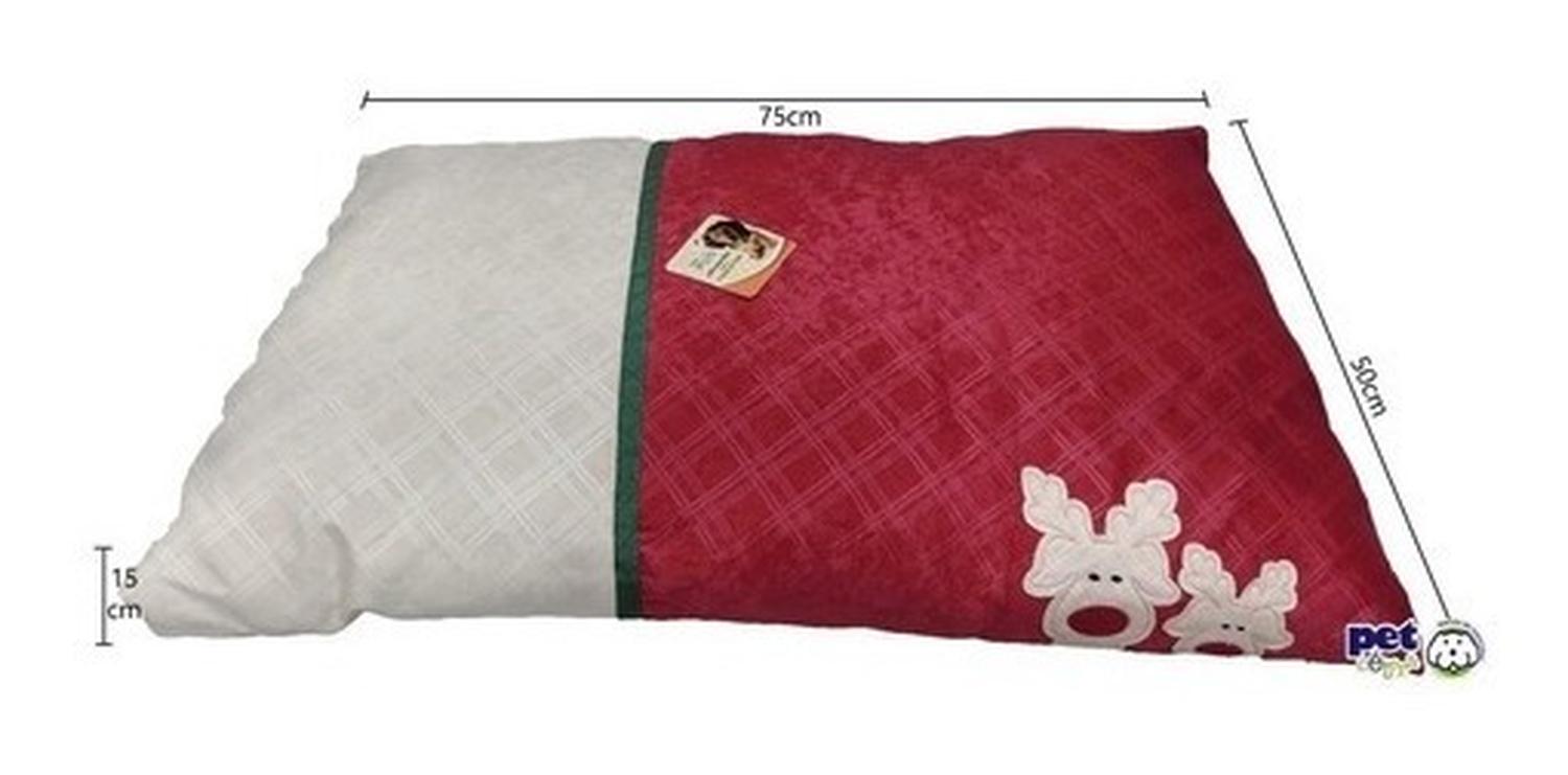Colchón para perro 68X91 navidad diseño de reno navideño