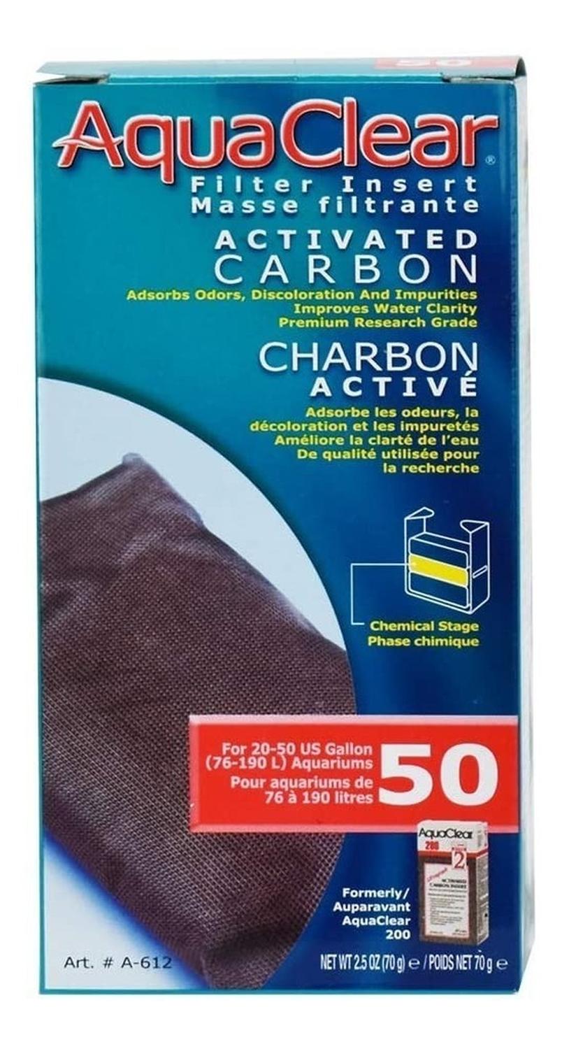 Repuesto Carbón Activado Aquaclear Cascada 200/50