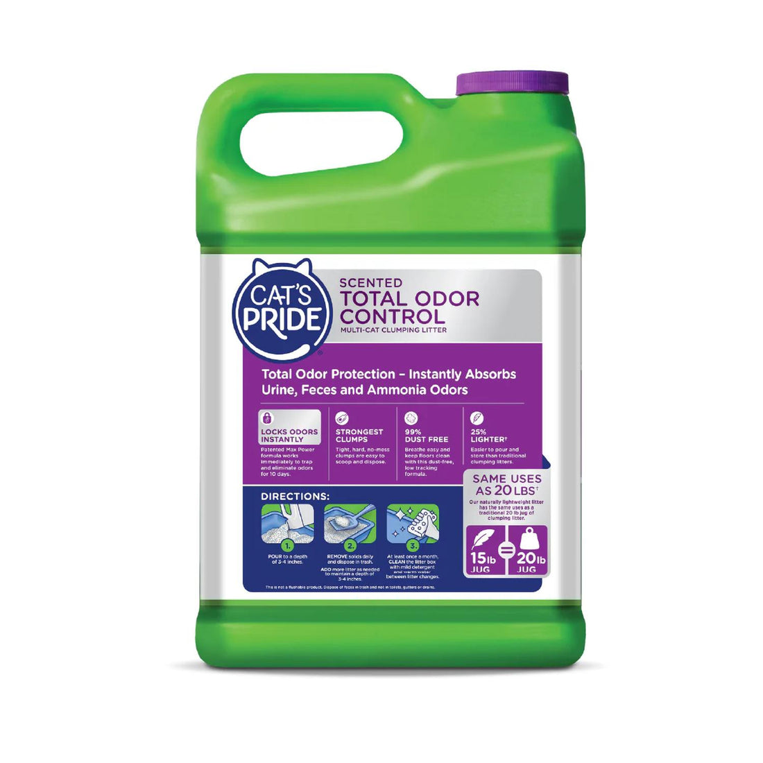 Cat's Pride arena para gato total odor control multi gato | G.Valkyria - imagen 1