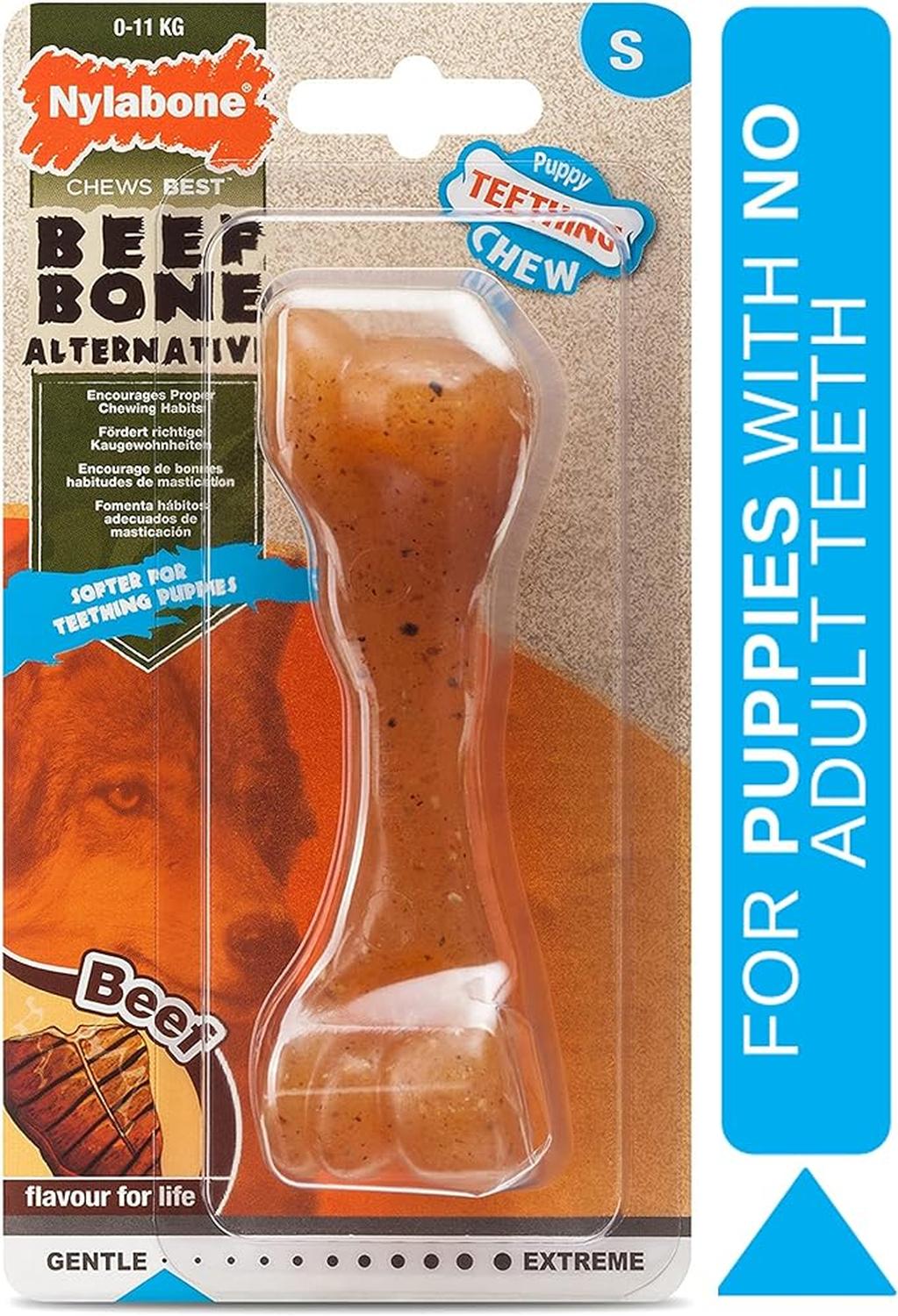 Hueso Juguete Nylabone perro Puppy Carne 11kg Beef bone