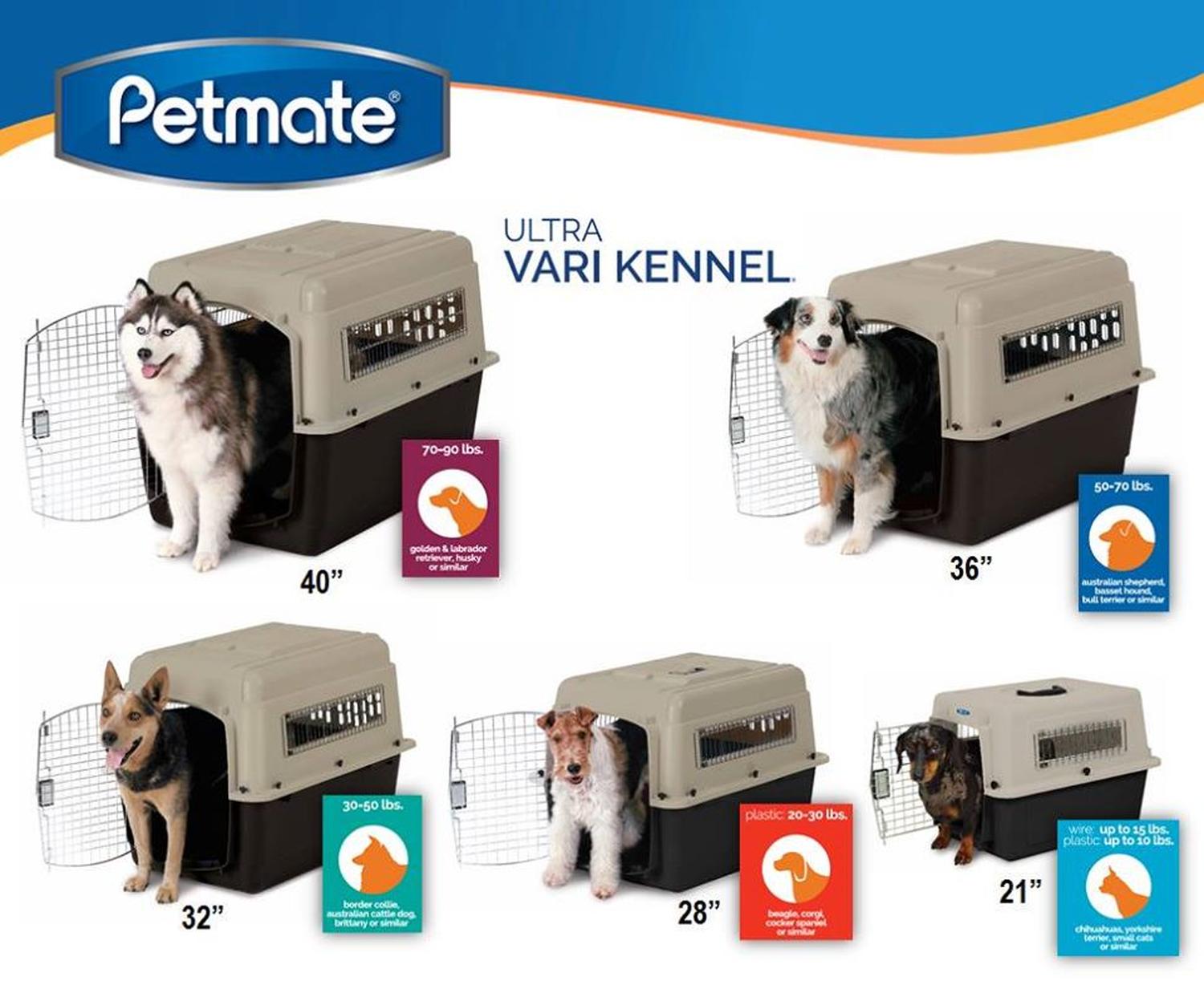 Transportadora perro Vari Kennel Petmate intermedia 81x57x60