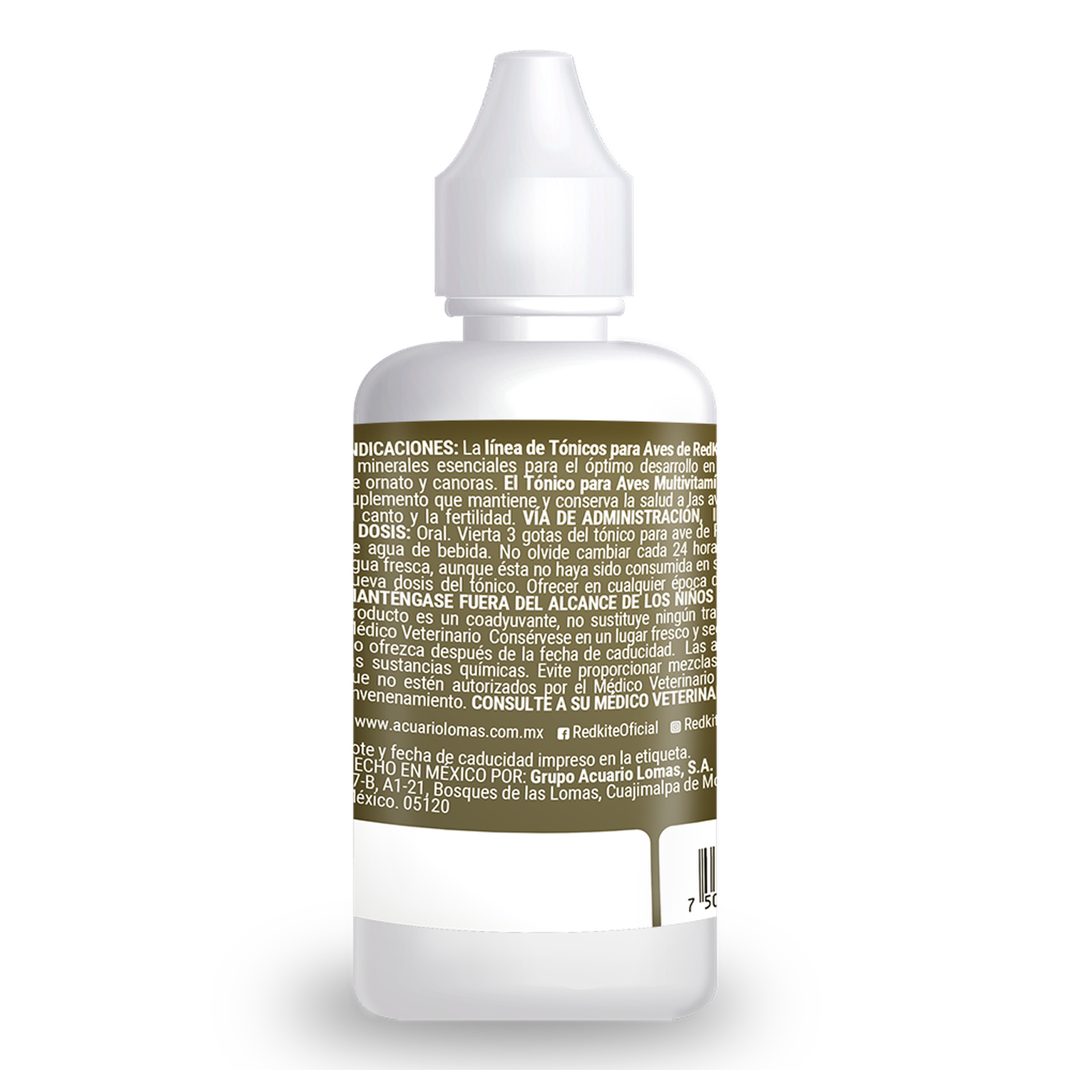 RedKite fortalecedor para aves canora y ornato 30 ml