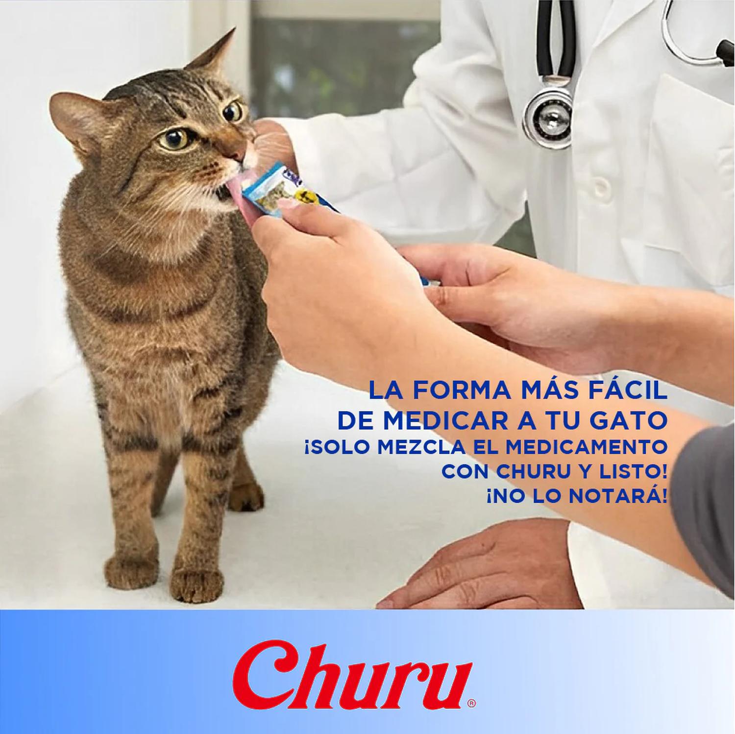Combo Inaba Churu Atún/Salmón premio gato 24 pzs (tubos) | G.Valkyria - imagen 5