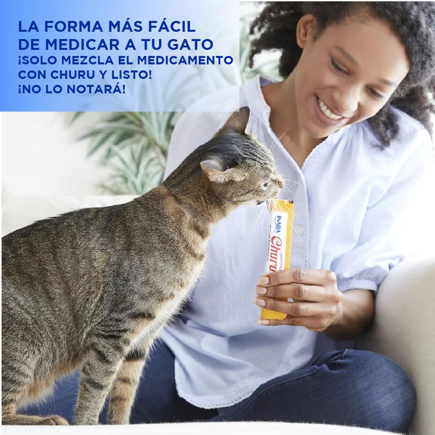 Inaba Churu Atún/Camaron Snack Premio para Gatos 4 tubos de 14 grs cu | G.Valkyria - imagen 3