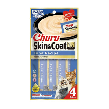 Inaba Churu Skin & Coat Atún Snack Premio Cremoso para Gatos | G.Valkyria - imagen 1