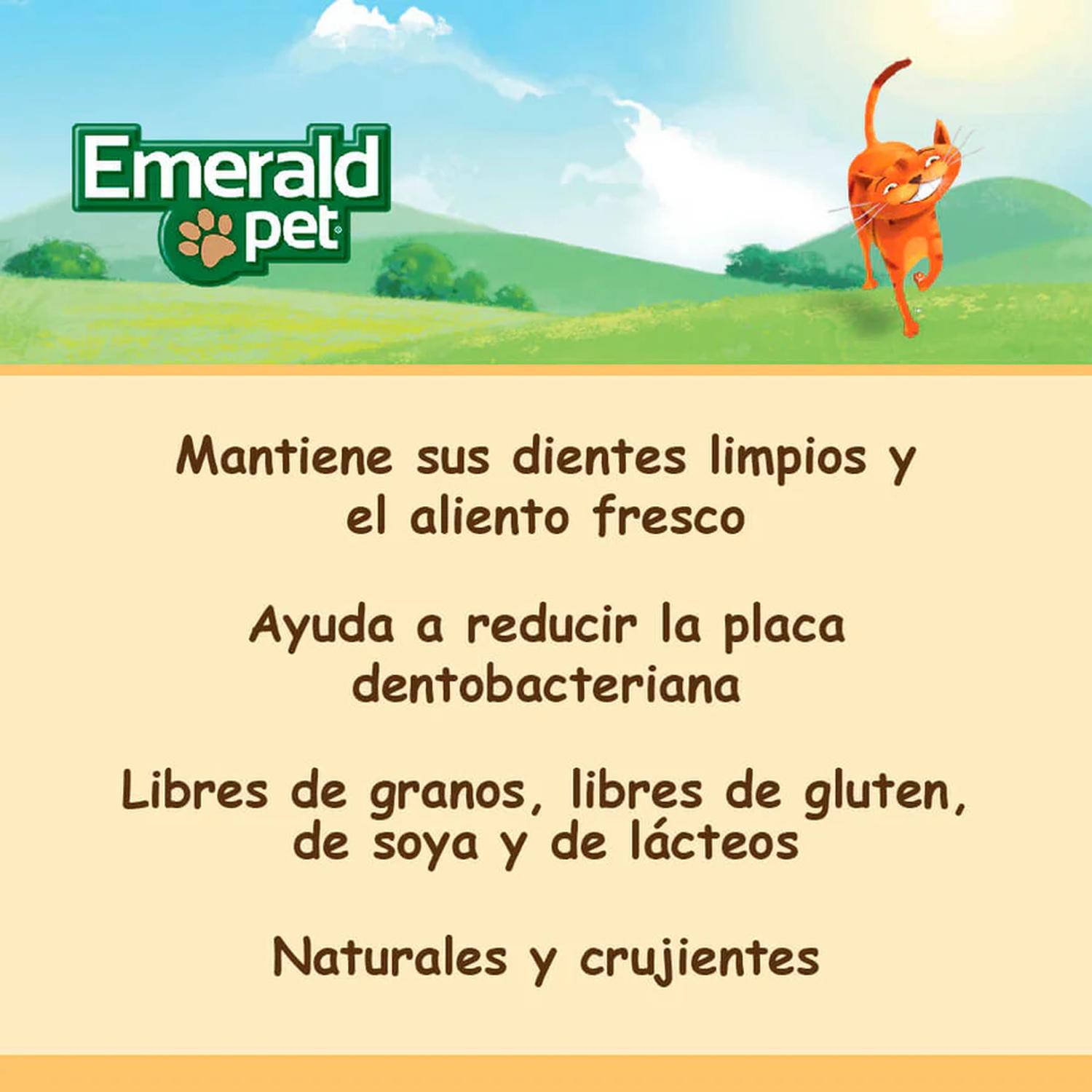Premio dental para gatos Emerald Pet Smart N'Tasty pollo 85g