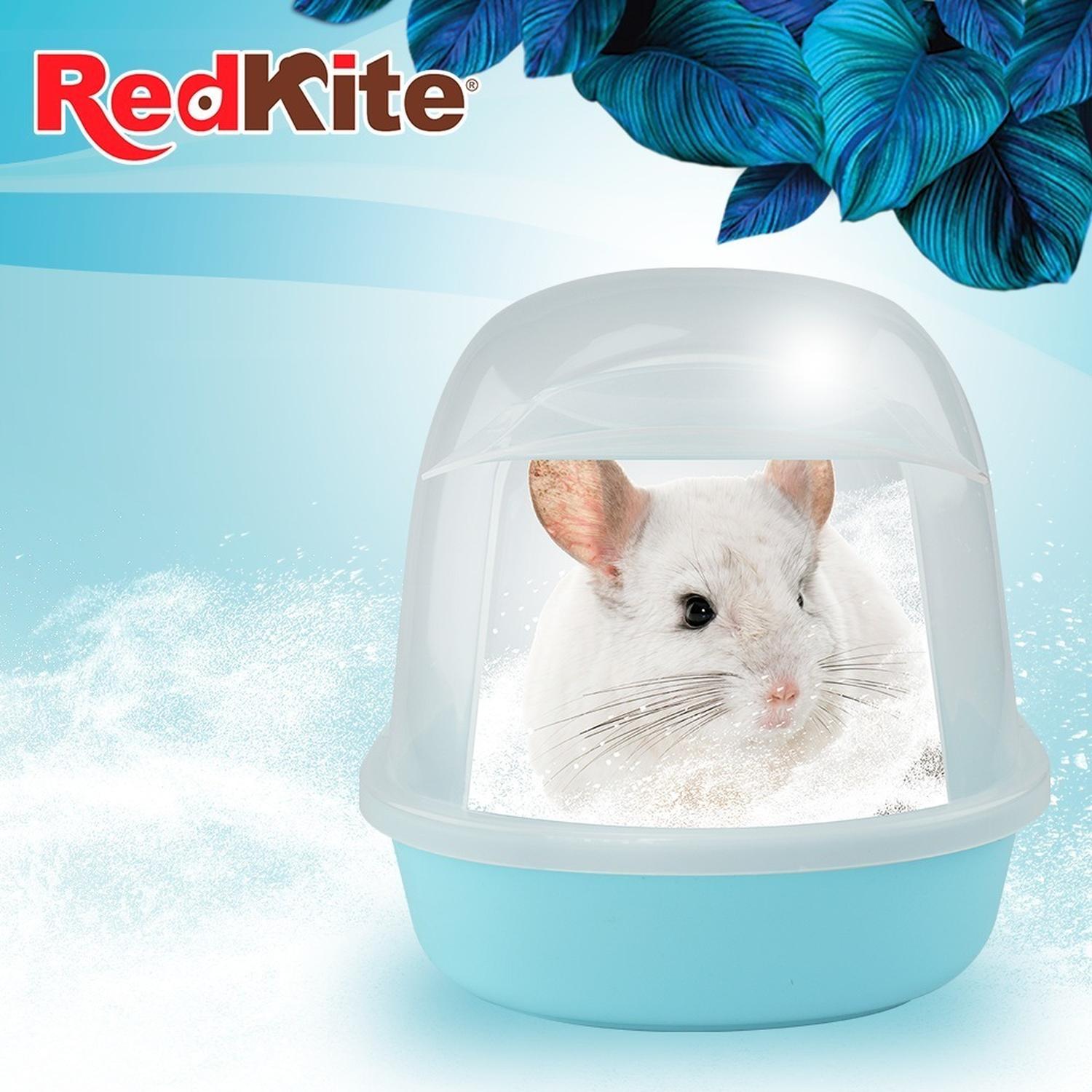 Red Kite bañera para polvos de arena con puerta chinchillas