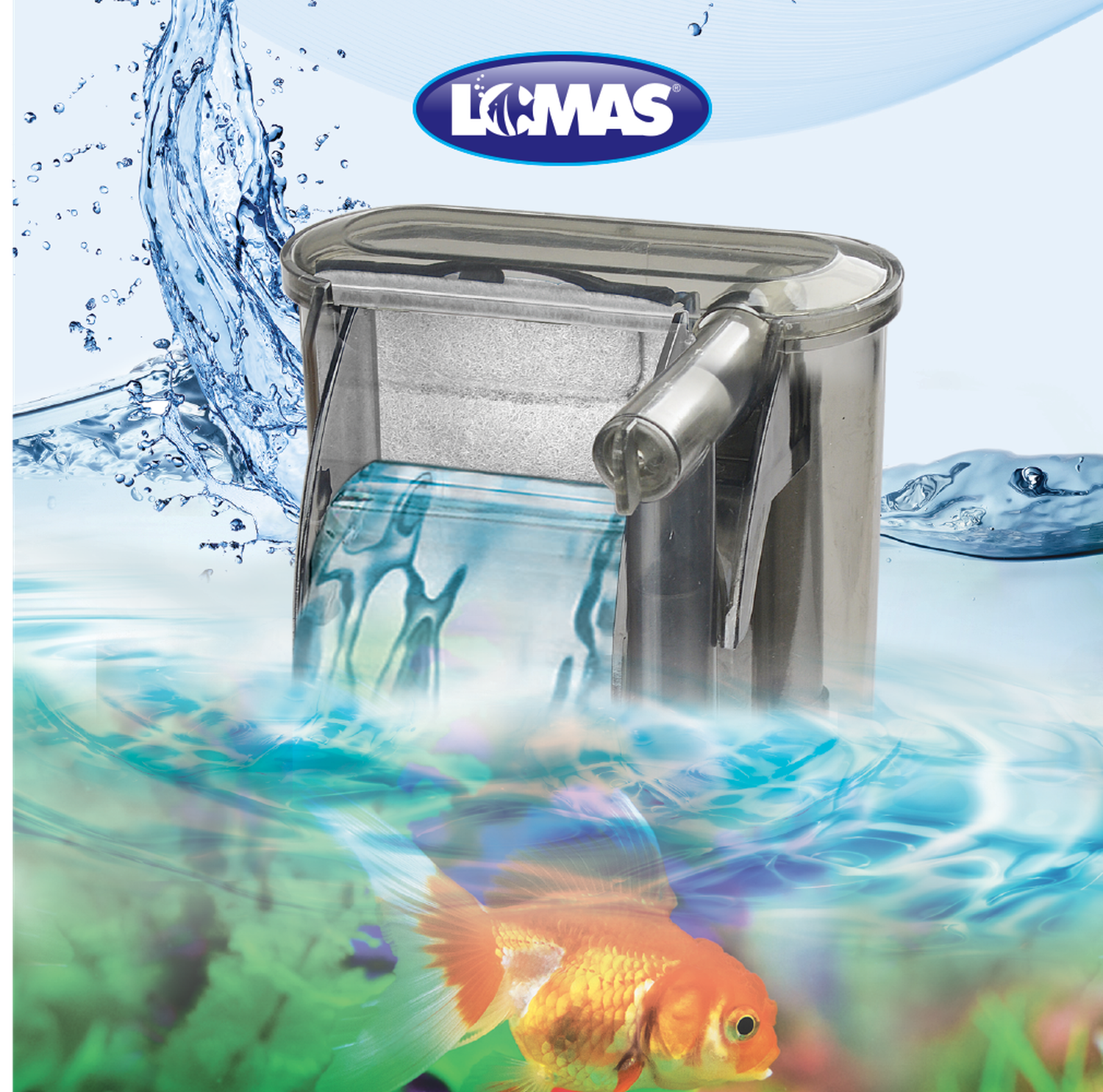 Lomas Filtro externo pecera de cascada AquaJet Slim 40litros