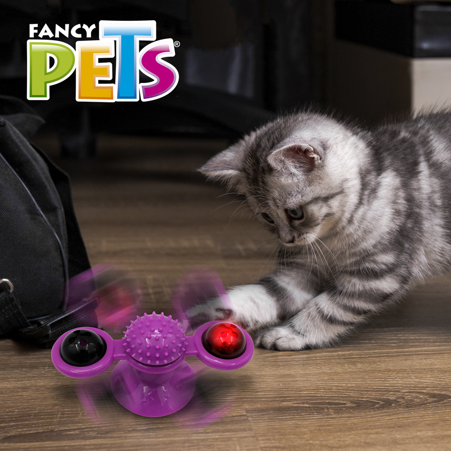 Fancy Pets Juguete gato interactivo spinner gatuno Catnip