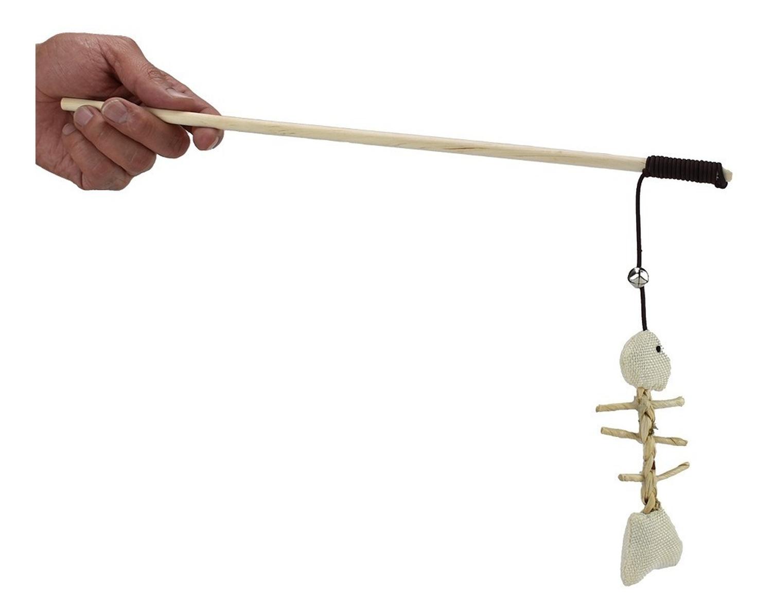 Naturance Ecological Cat Toy Fish Model Wand