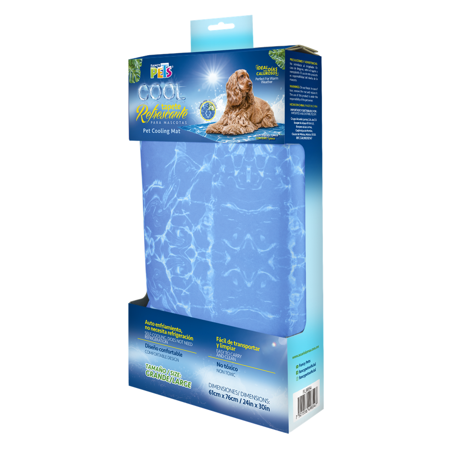 Tapete refrescante para perros clima caliente tamaño grande