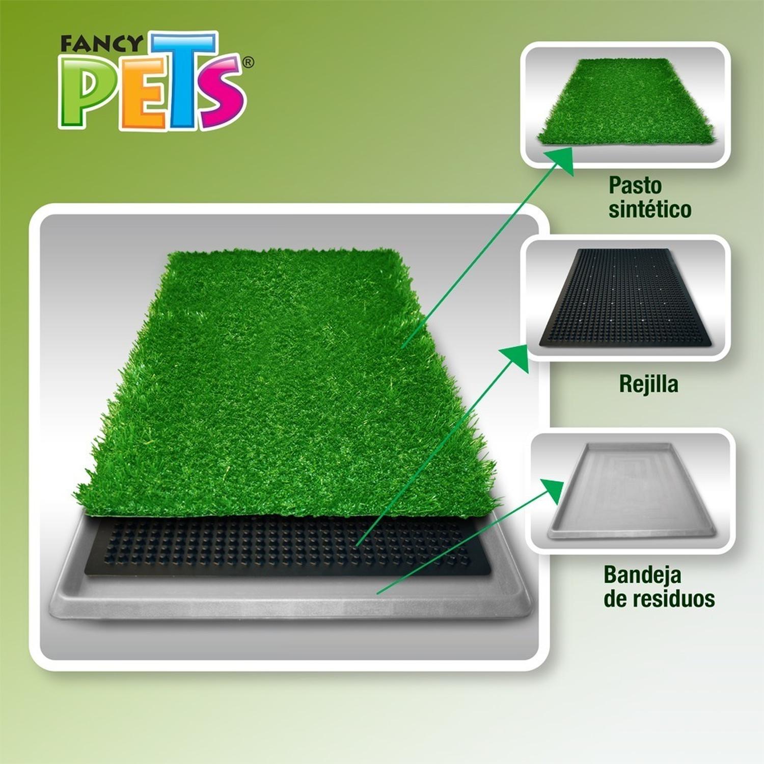 Doggie Grass Tapete Entrenador Pasto Sintetico perro chico