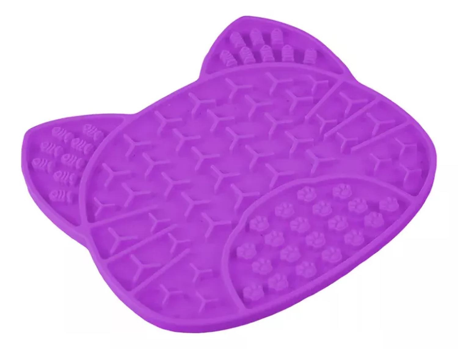 Fancy Pets tapete para lamer comida con espatula para gato