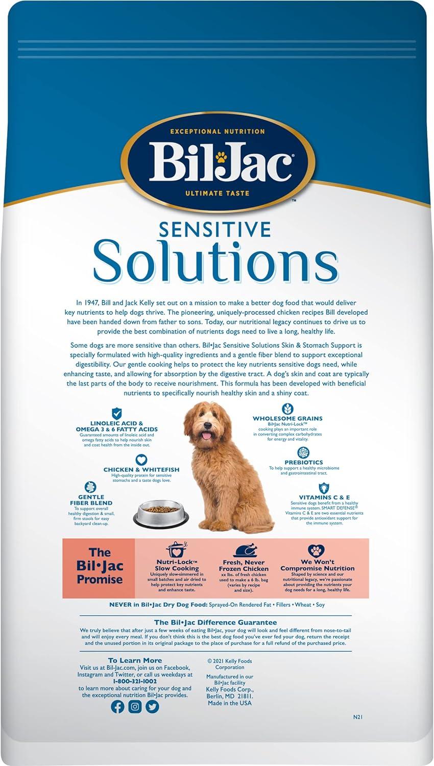 Bil-Jac alimento perro sensitive solutions pescado 2.72 kg
