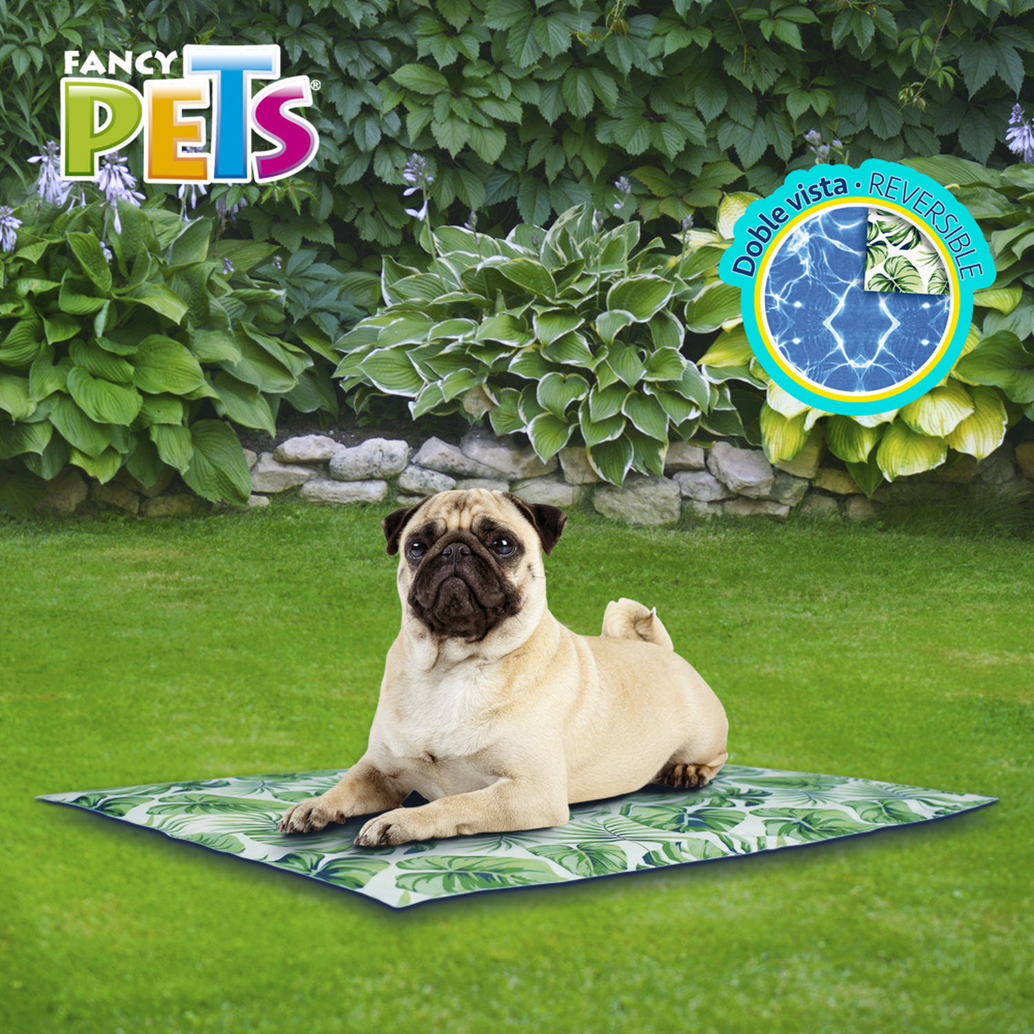 Tapete refrescante para perros clima caliente tamaño mediano