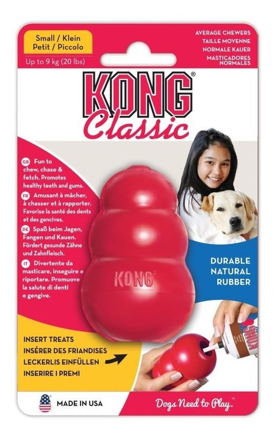 Juguete Para Perros Kong Clásico Chico