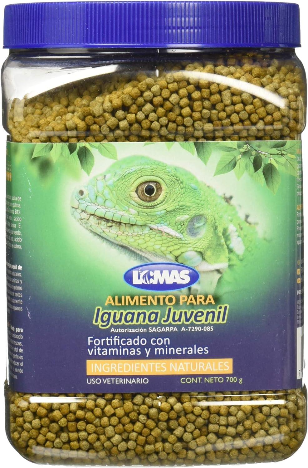 Alimento LOMAS balanceado para Iguana Juvenil 700 G platano