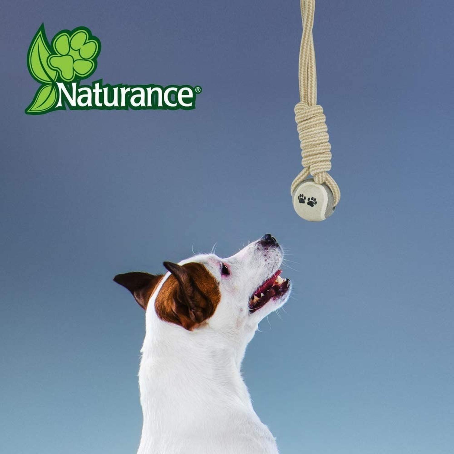 Naturance Rolled Ball Handle Toy 34 Cm For Dog