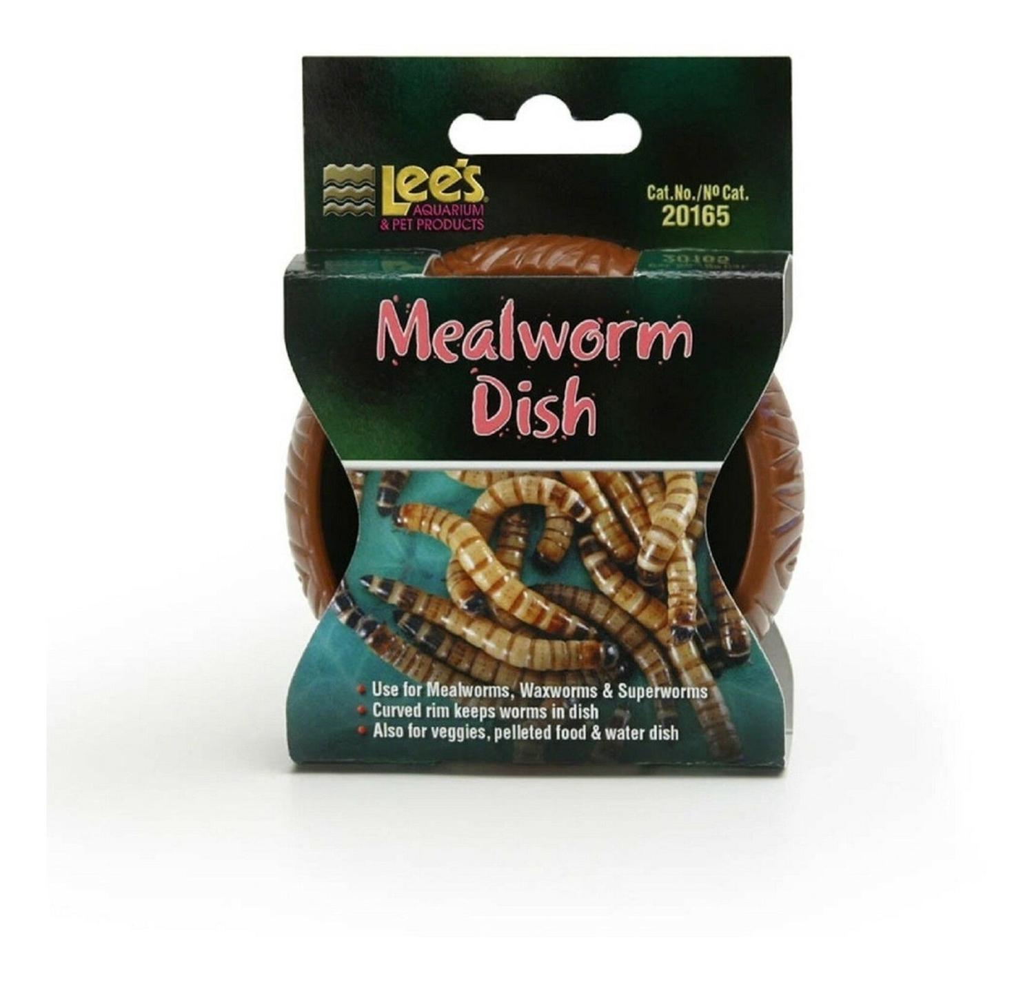 Lee's Plato Para Gusanos larvas insectos Ideal Para Reptiles