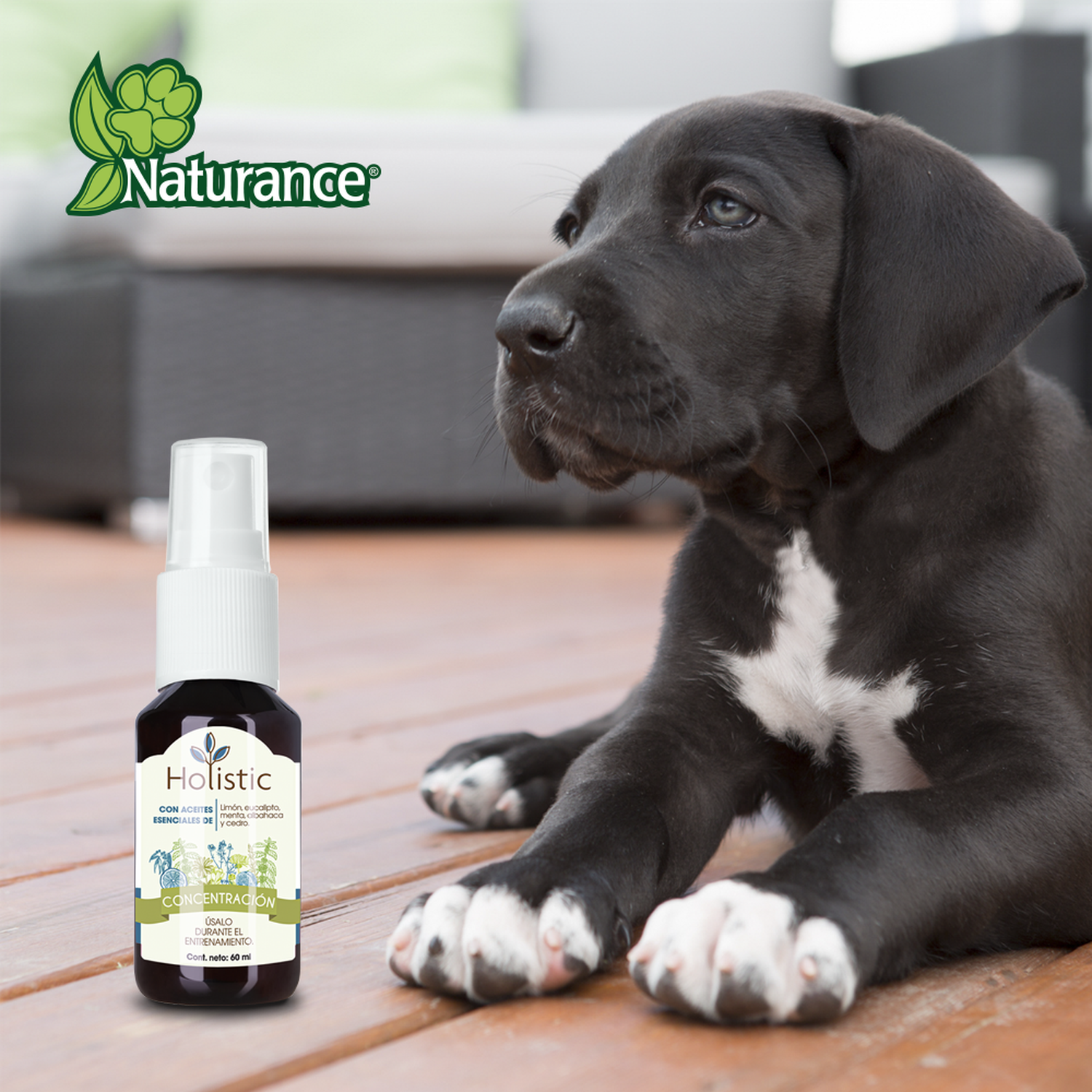 Naturance Holistic Aromatherapy for dogs 60ml bottle concentration