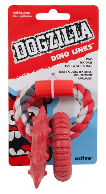 Juguete Para Perro Dogzilla Dino Link Dental | G.Valkyria - imagen 1